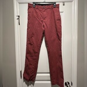 Men’s Banana Republic Aiden Chinos Slim fit pants, Rust Red size 32x32